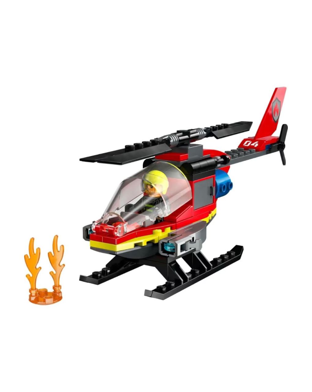Lego city πυροσβεστικό ελικόπτερο διάσωσης 60411 - Lego