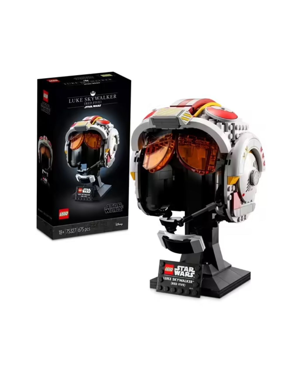 Lego star wars κράνος του λουκ σκαϊγουόκερ (κόκκινος πέντε) 75327 - Lego, Lego Star Wars