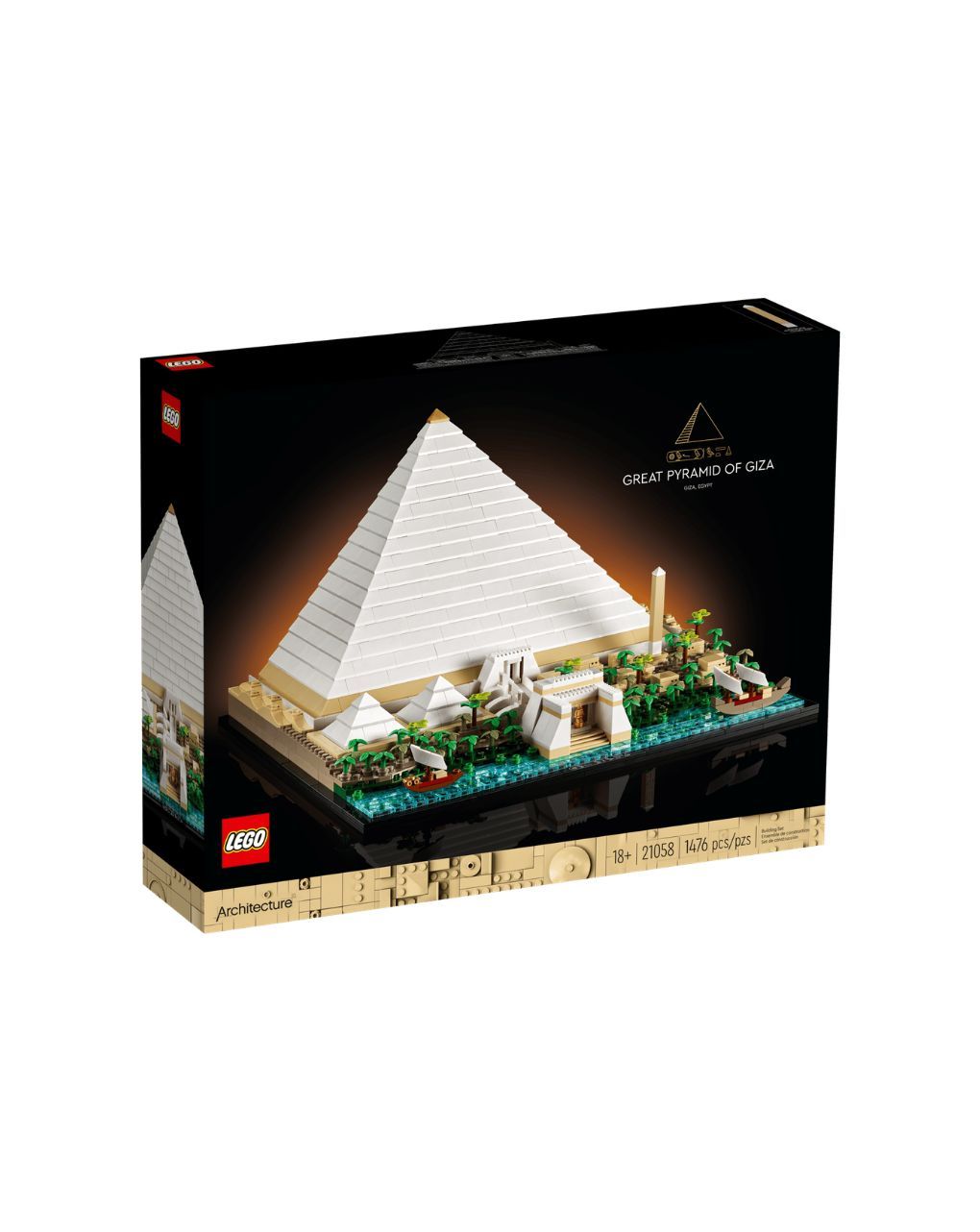 Lego architecture great pyramid of giza 21058