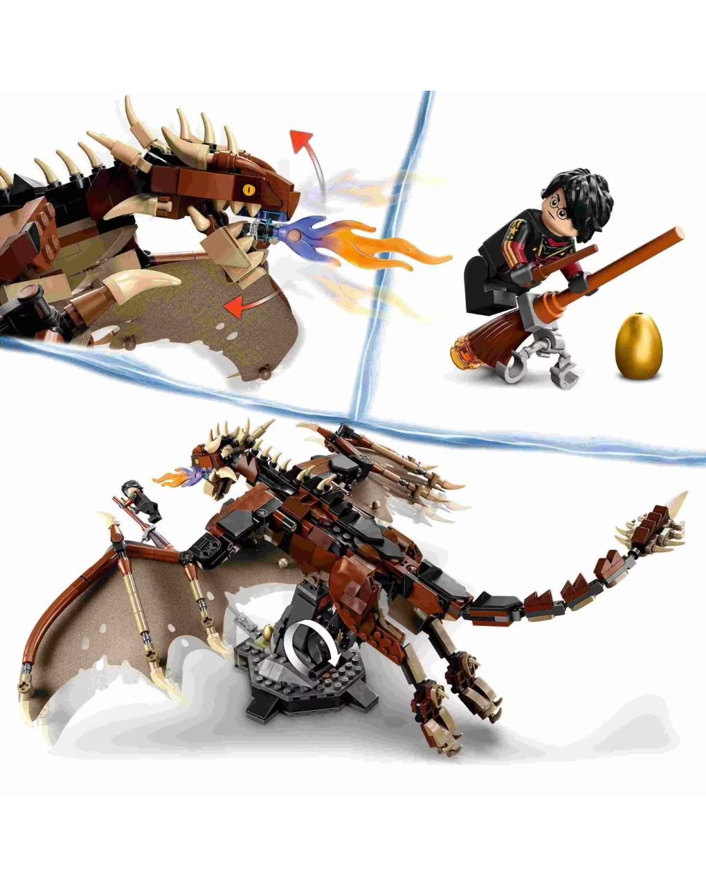 Lego harry potter ουγγρικός δράκος horntail 76406 - LEGO, Lego Harry Potter
