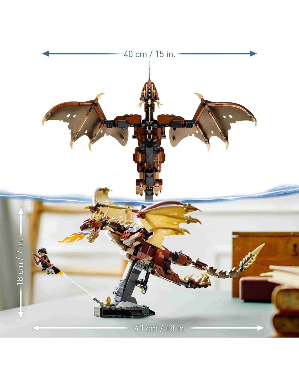 Lego harry potter ουγγρικός δράκος horntail 76406 - LEGO, Lego Harry Potter