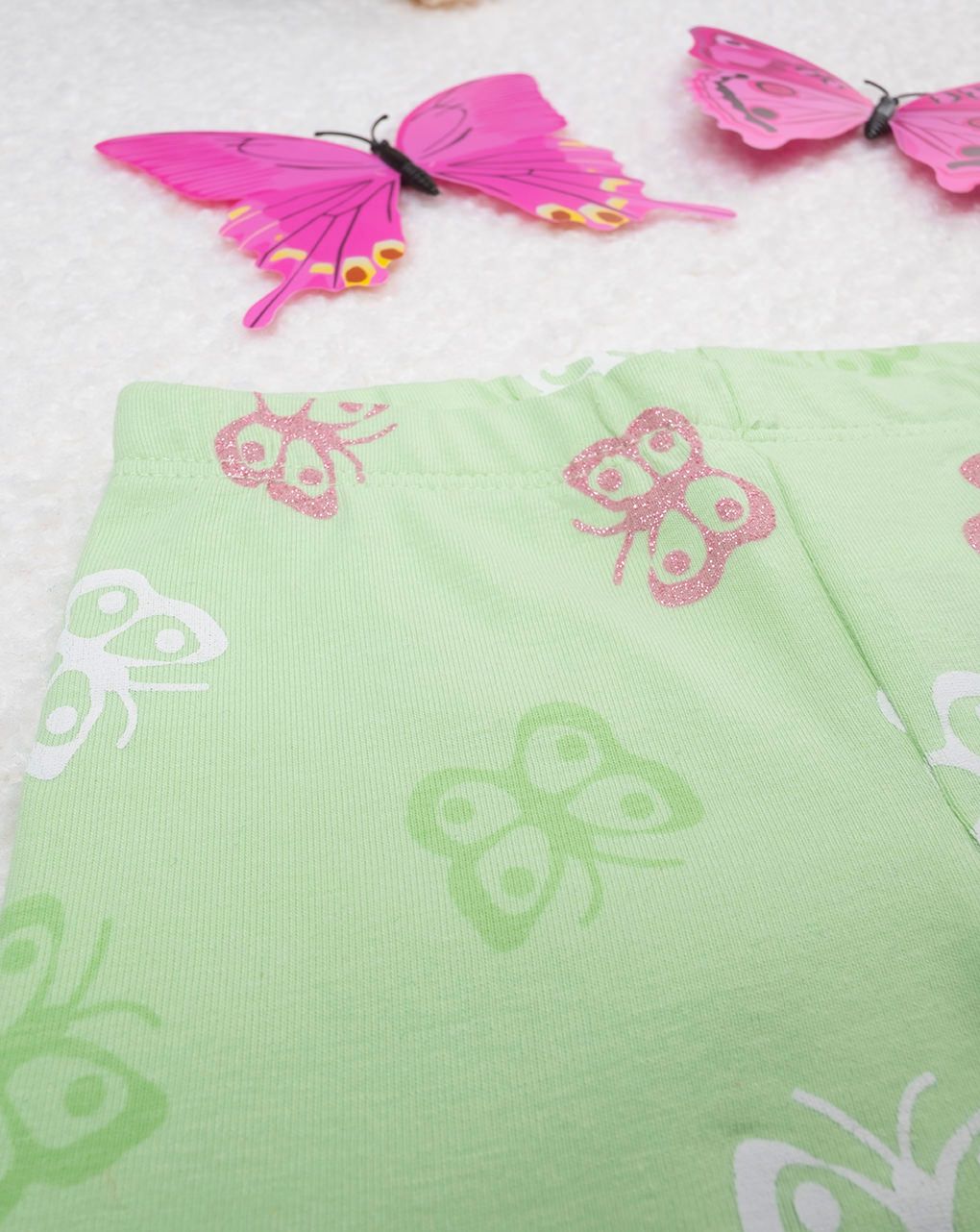 βρεφικό κολάν πράσινο με πεταλούδες για κορίτσι - Prénatal