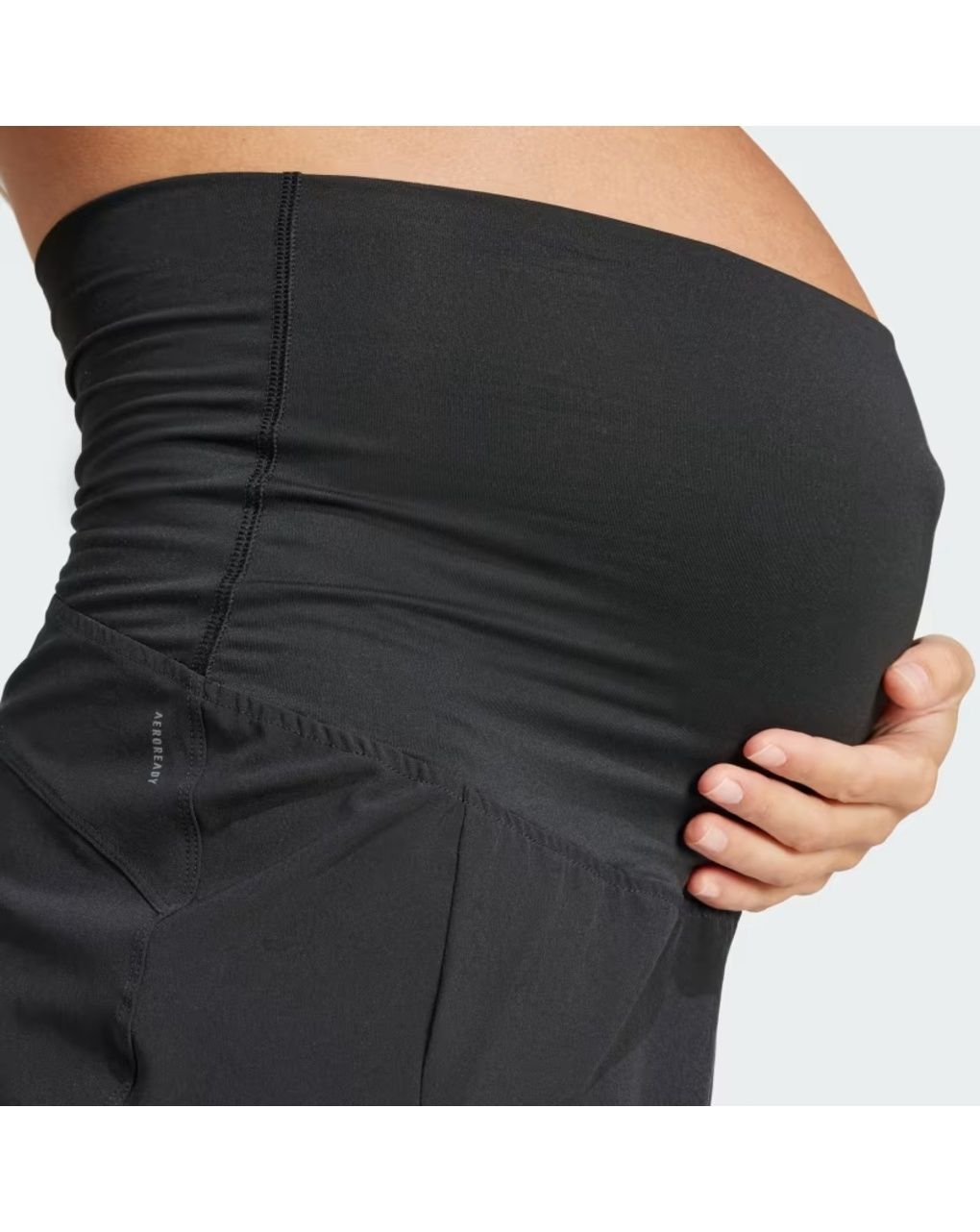 Adidas pacer woven stretch training maternity shorts iq2633 - Adidas
