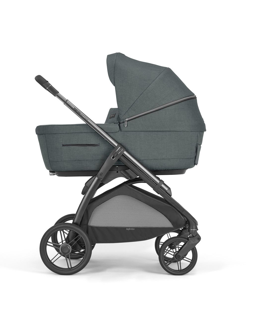 Inglesina aptica system quattro darwin infant recline σχέδιο emerald green με σκελετό litio black - Inglesina
