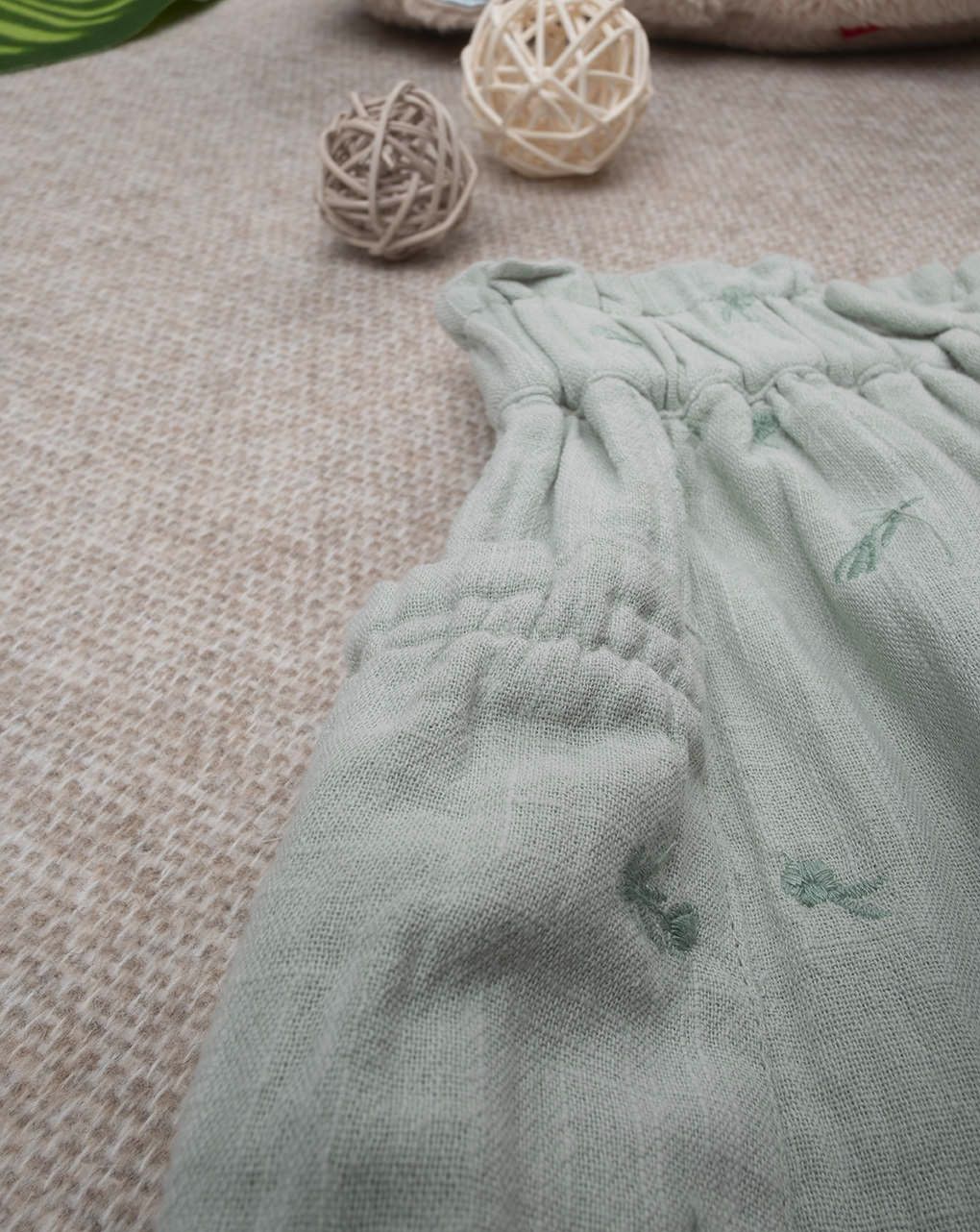 παιδική φούστα πράσινη φλοράλ για κορίτσι - Prénatal