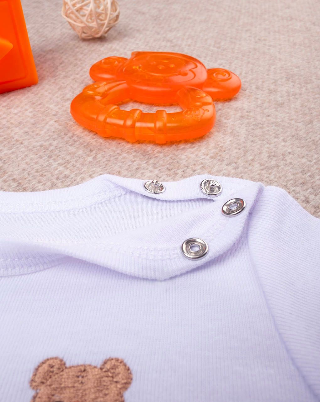 βρεφικό κορμάκι κοντομάνικο baby smile unisex - Prénatal