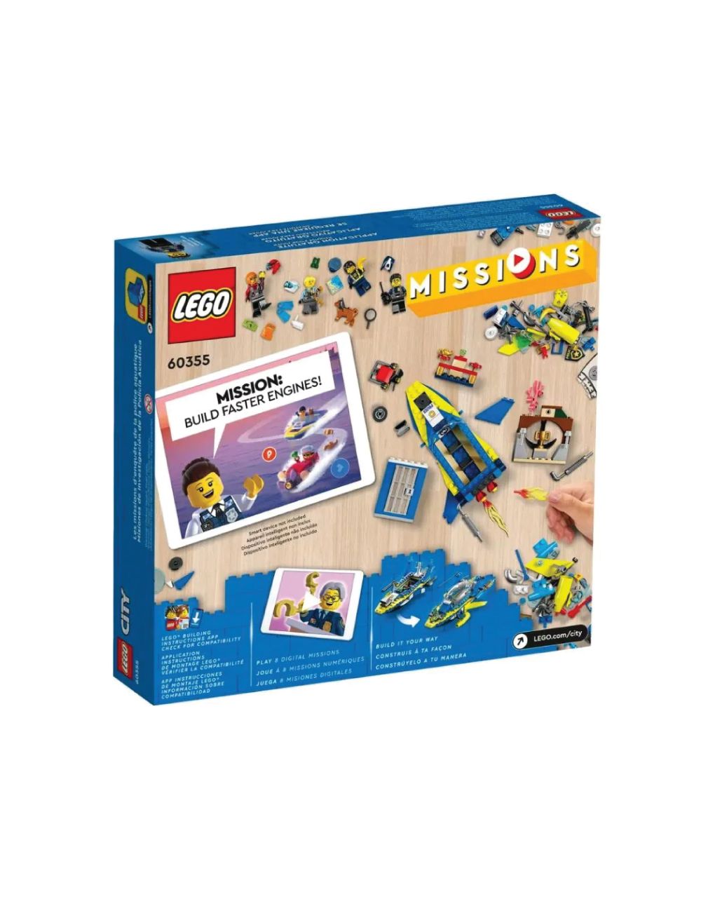 Lego city αποστολές έρευνας της ακτοφυλακής 60355 - LEGO, LEGO City
