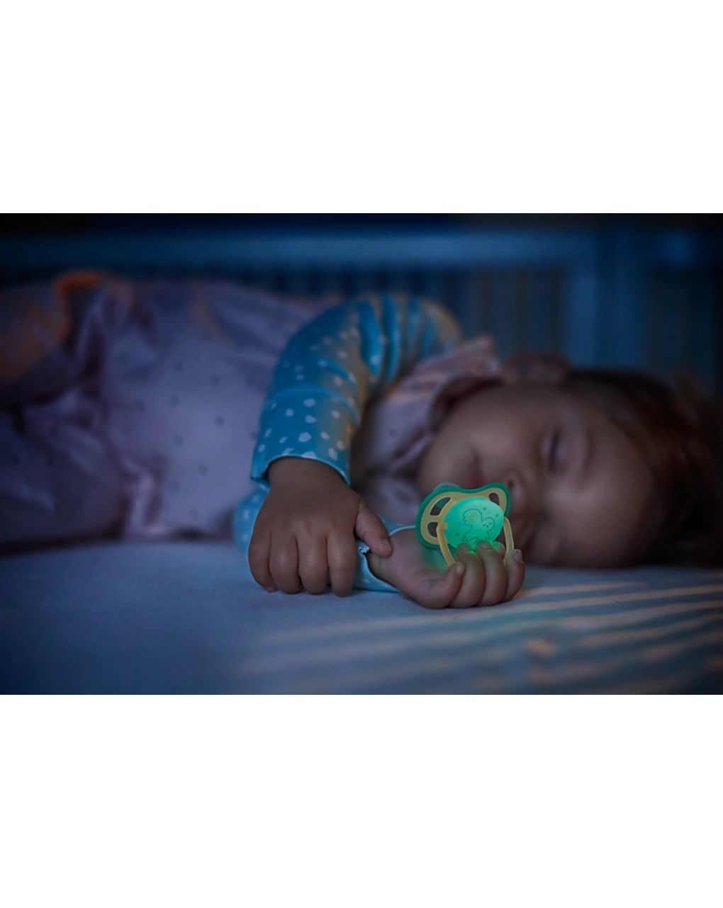 Philips avent πιπίλες σιλικόνης ultra air nighttime 2τμχ 0-6m (2 σχέδια), scf376/17 - Philips Avent