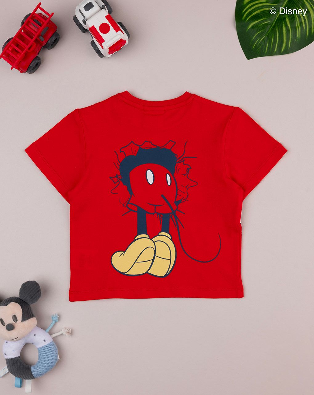 βρεφικό t-shirt κόκκινο με το mickey για αγόρι - Prénatal
