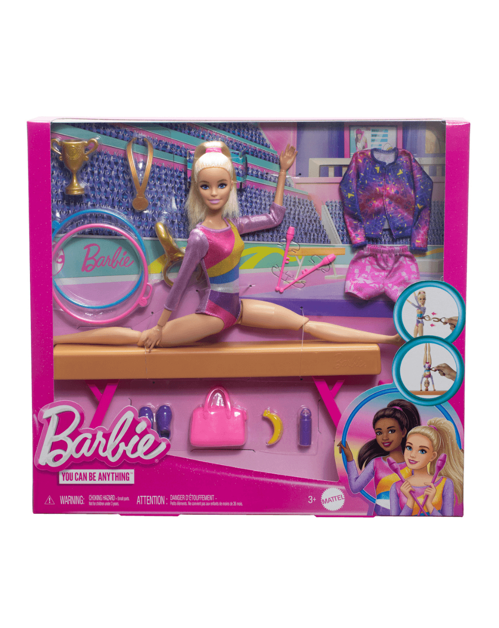 Mattel barbie αθλήτρια ενόργανης γυμναστικής hrg52 - BARBIE