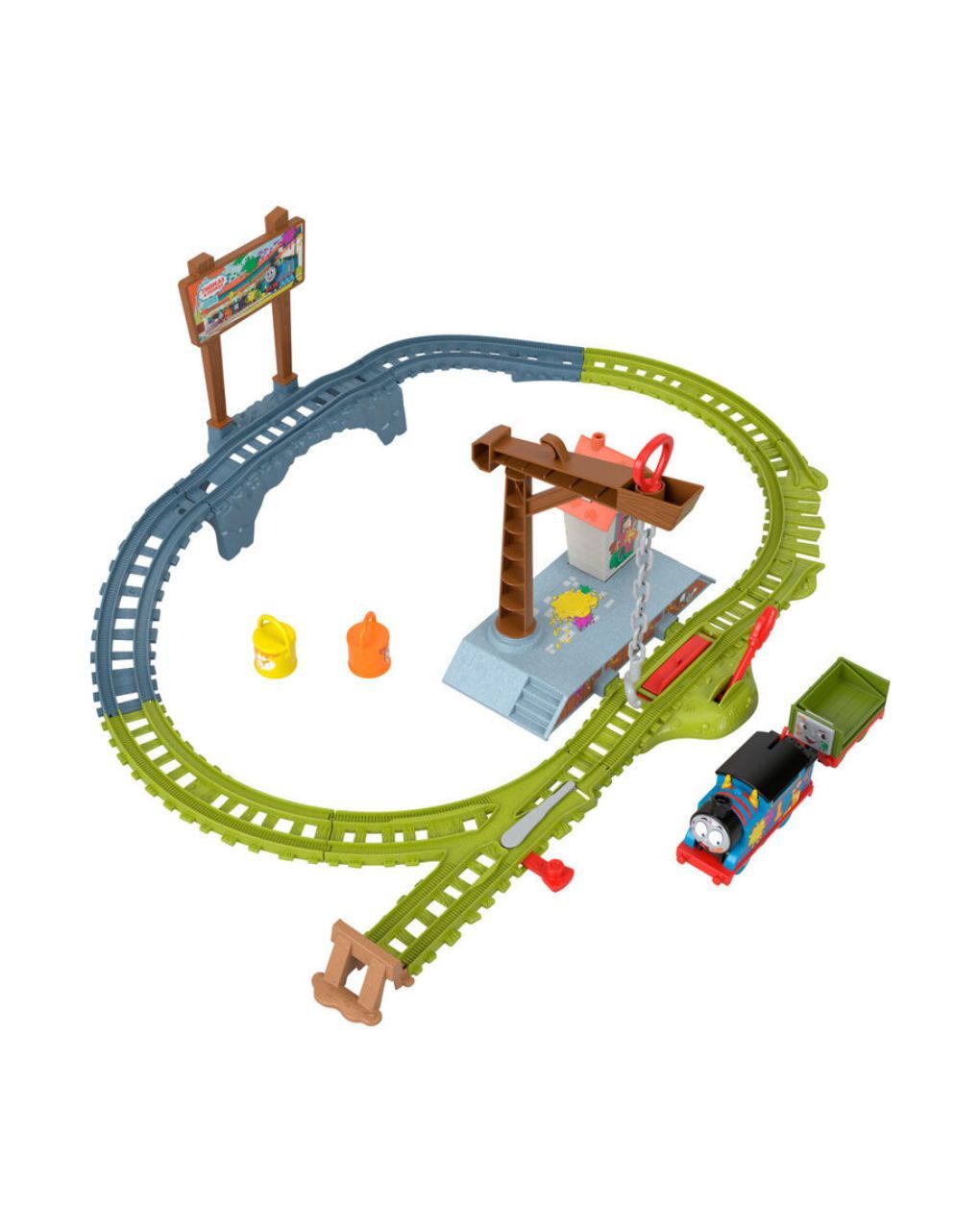 Mattel fisher price thomas & friends πίστα χρωμάτων htn34 - THOMAS & FRIENDS