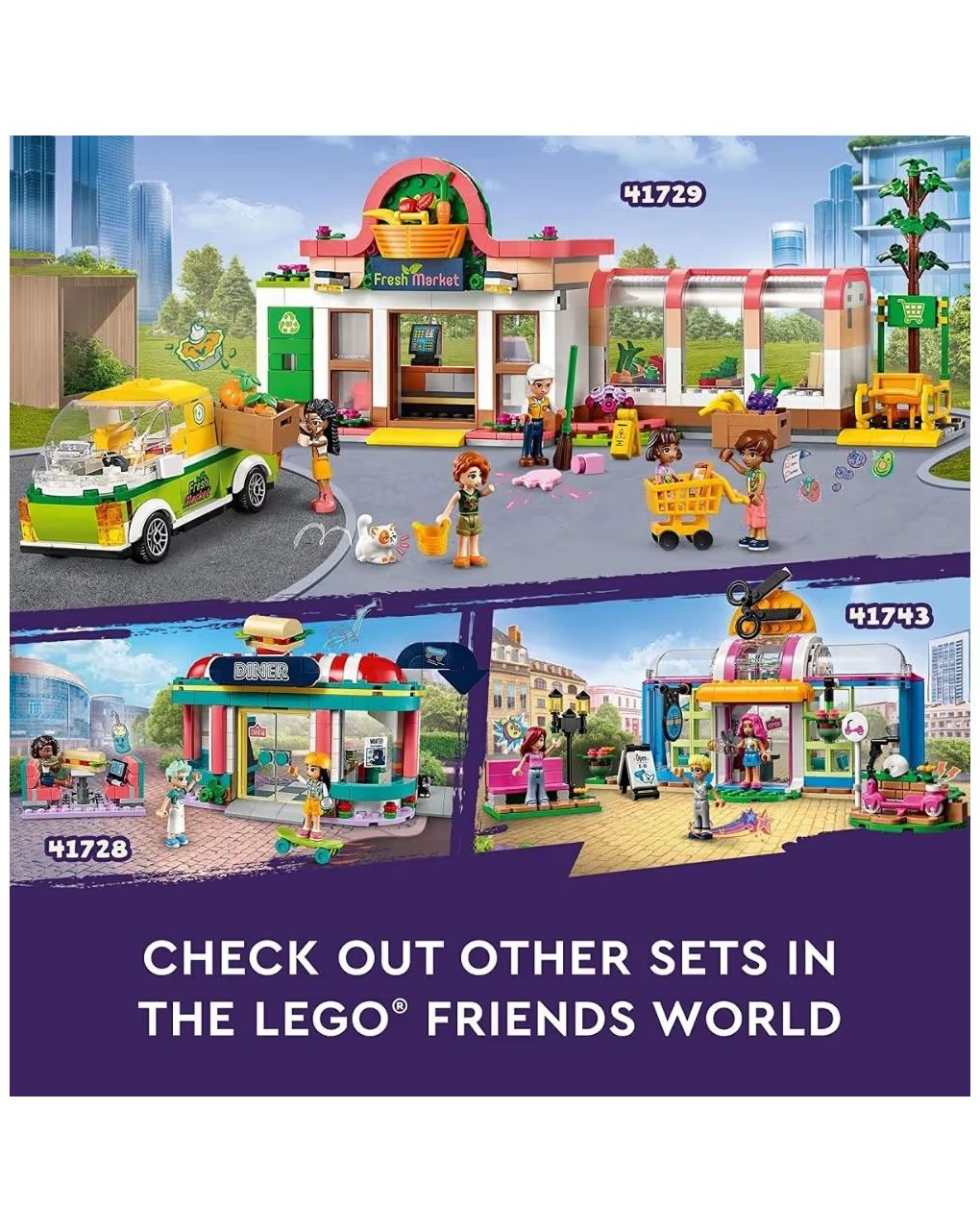 Lego friends βιολογικό παντοπωλείο 41729 - LEGO