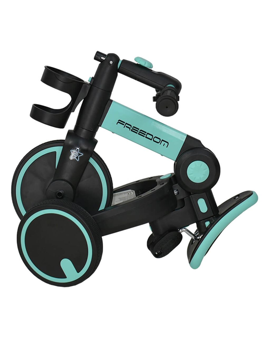 ποδηλατάκι τρίκυκλο freedom 3in1 petrol 821-184 - Bebe Stars