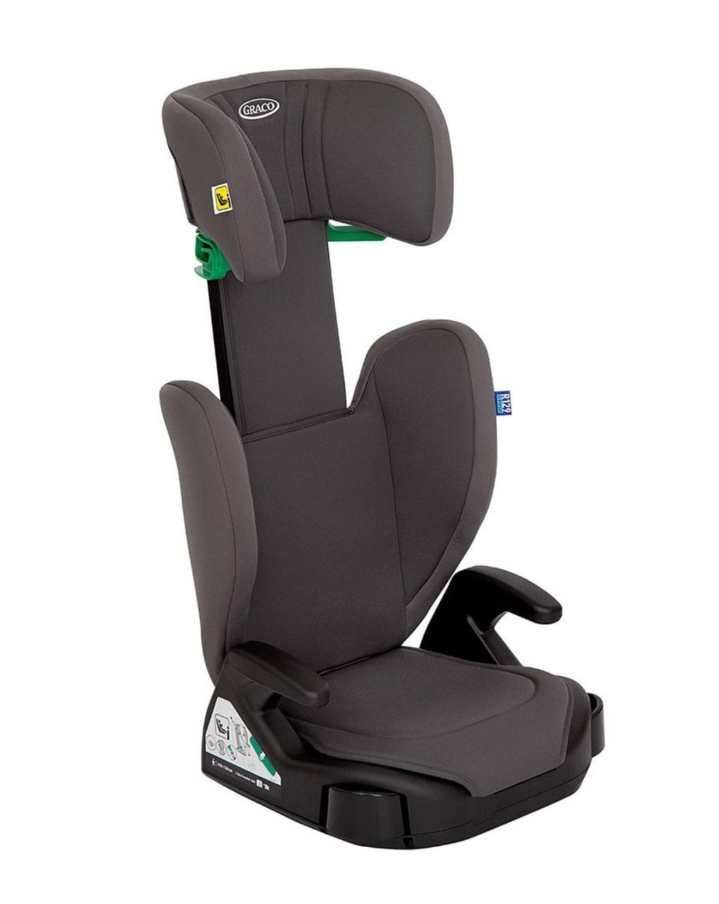 Graco κάθισμα αυτοκινήτου junior maxi i-size (100-150cm) iron 8ct899iroeu - Graco