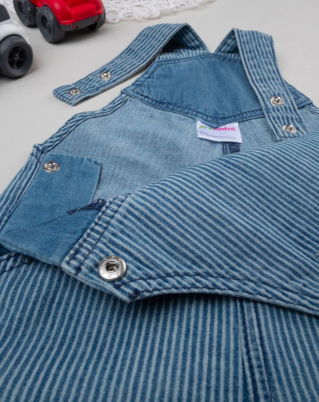 βρεφικό σετ t-shirt και σαλοπέτα denim για αγόρι - Prénatal
