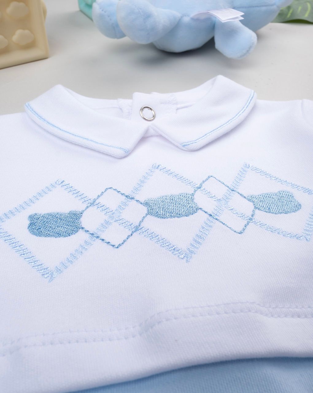 βρεφικό φορμάκι με αρκουδάκια gift για αγόρι - Prénatal