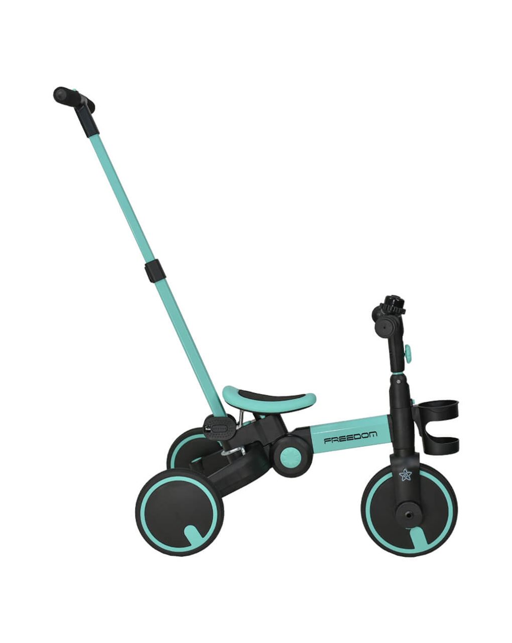 ποδηλατάκι τρίκυκλο freedom 3in1 petrol 821-184 - Bebe Stars