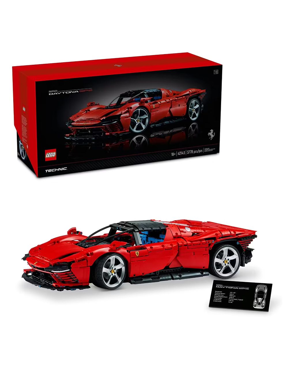 Lego technic ferrari daytona sp3 42143