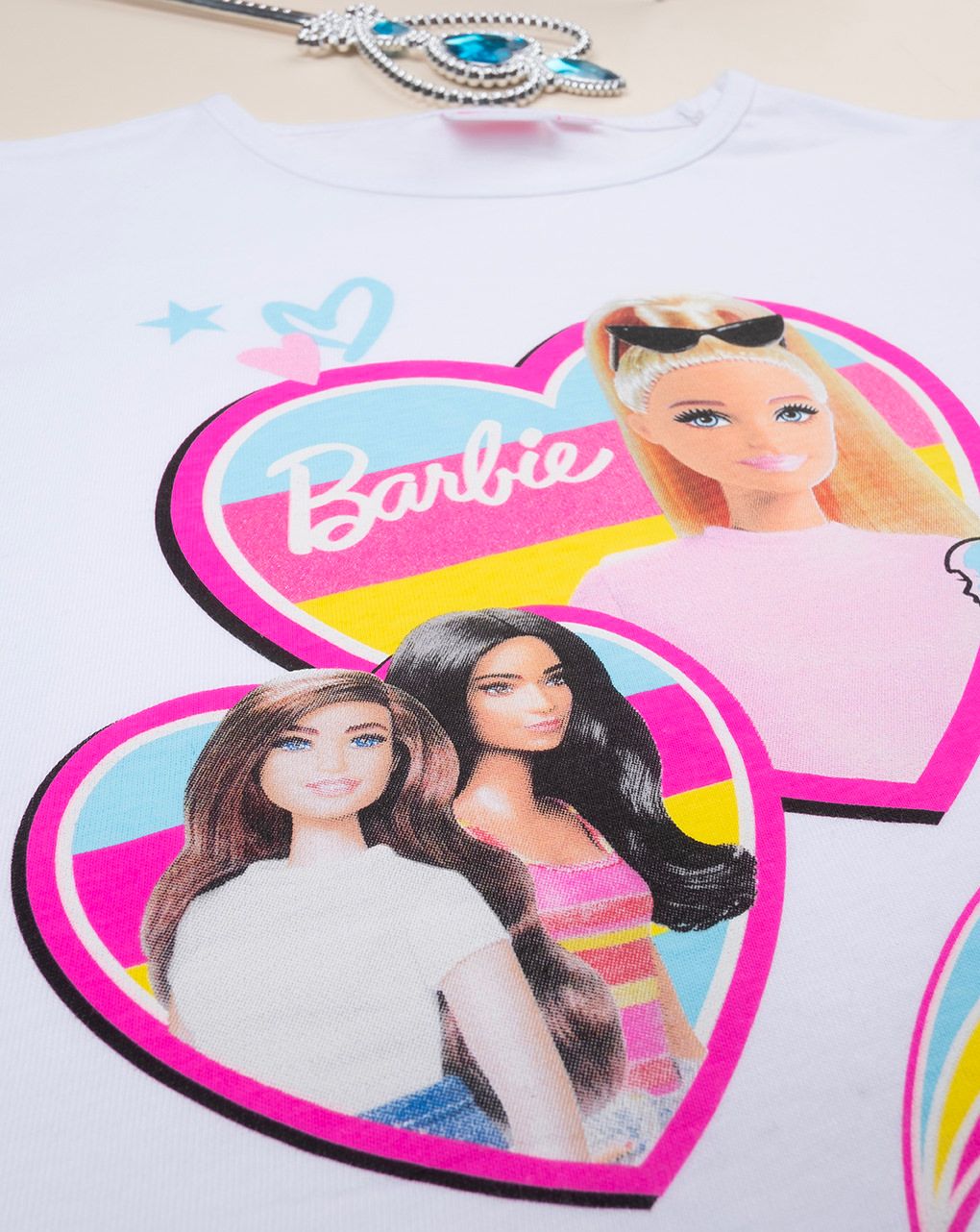 παιδικό σετ t-shirt και σορτσάκι barbie για κορίτσι - Prénatal