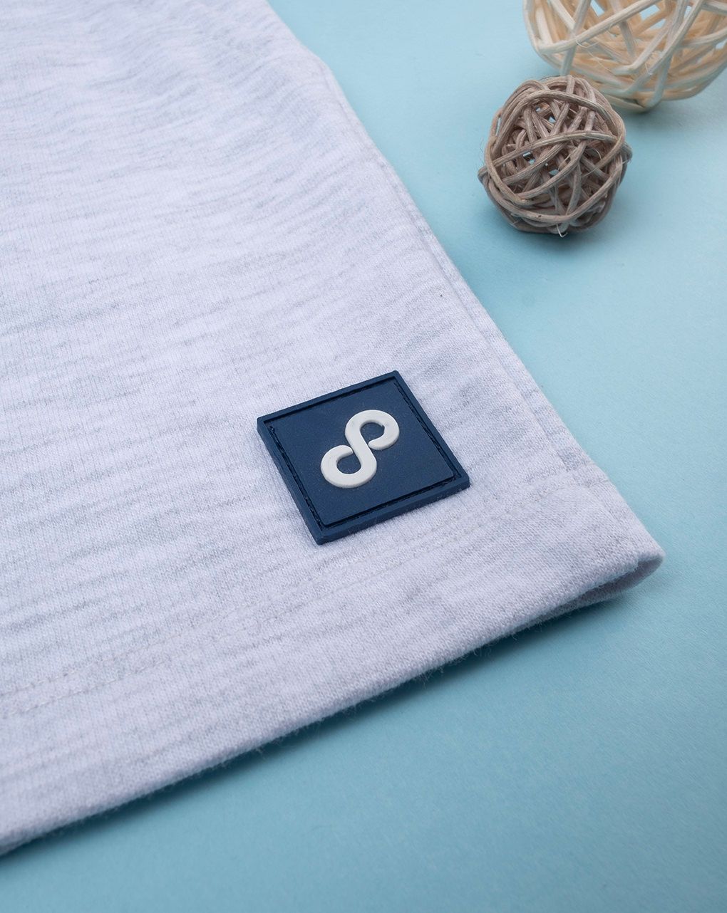 βρεφικό σορτσάκι γκρι "άπειρο" για αγόρι - Prénatal