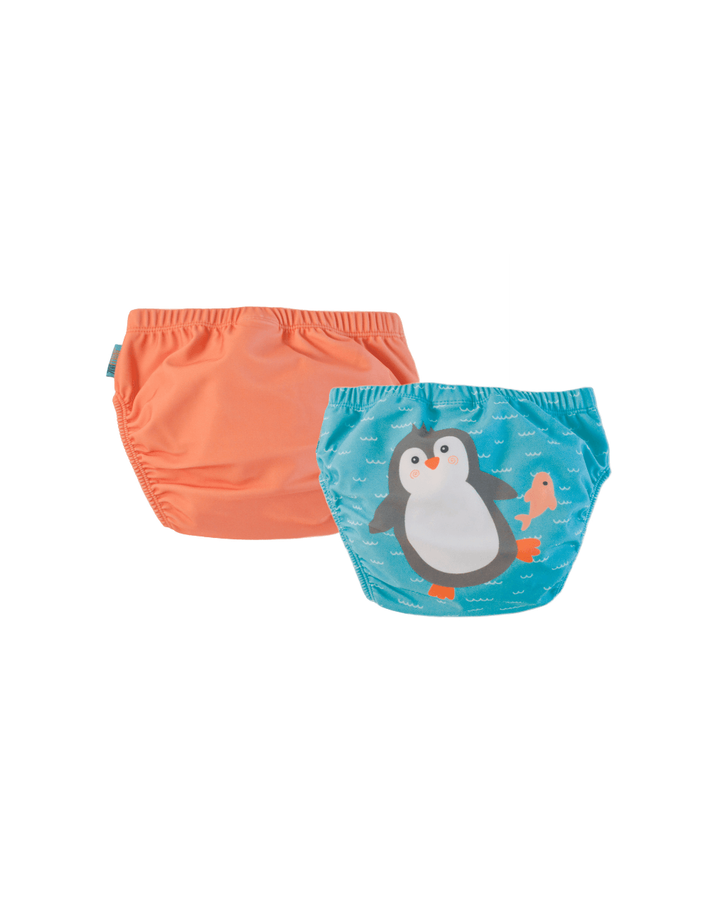 Zoocchini σετ μαγιό πάνα 2 τμχ parker the penguin upf50+ zoo12118 - Zoocchini