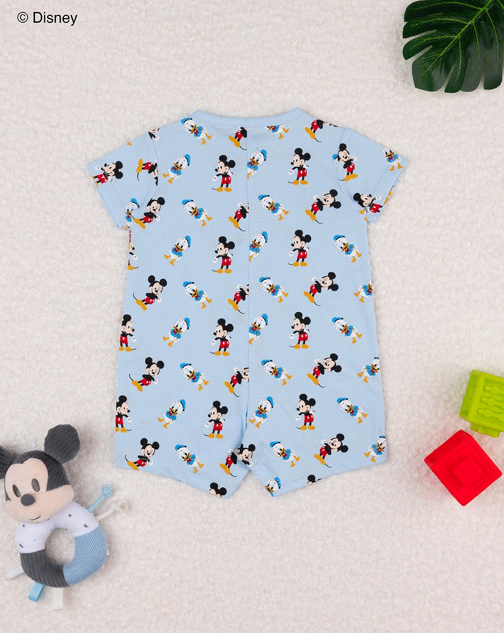 βρεφικό φορμάκι γαλάζιο με mickey & donald για αγόρι - Prénatal