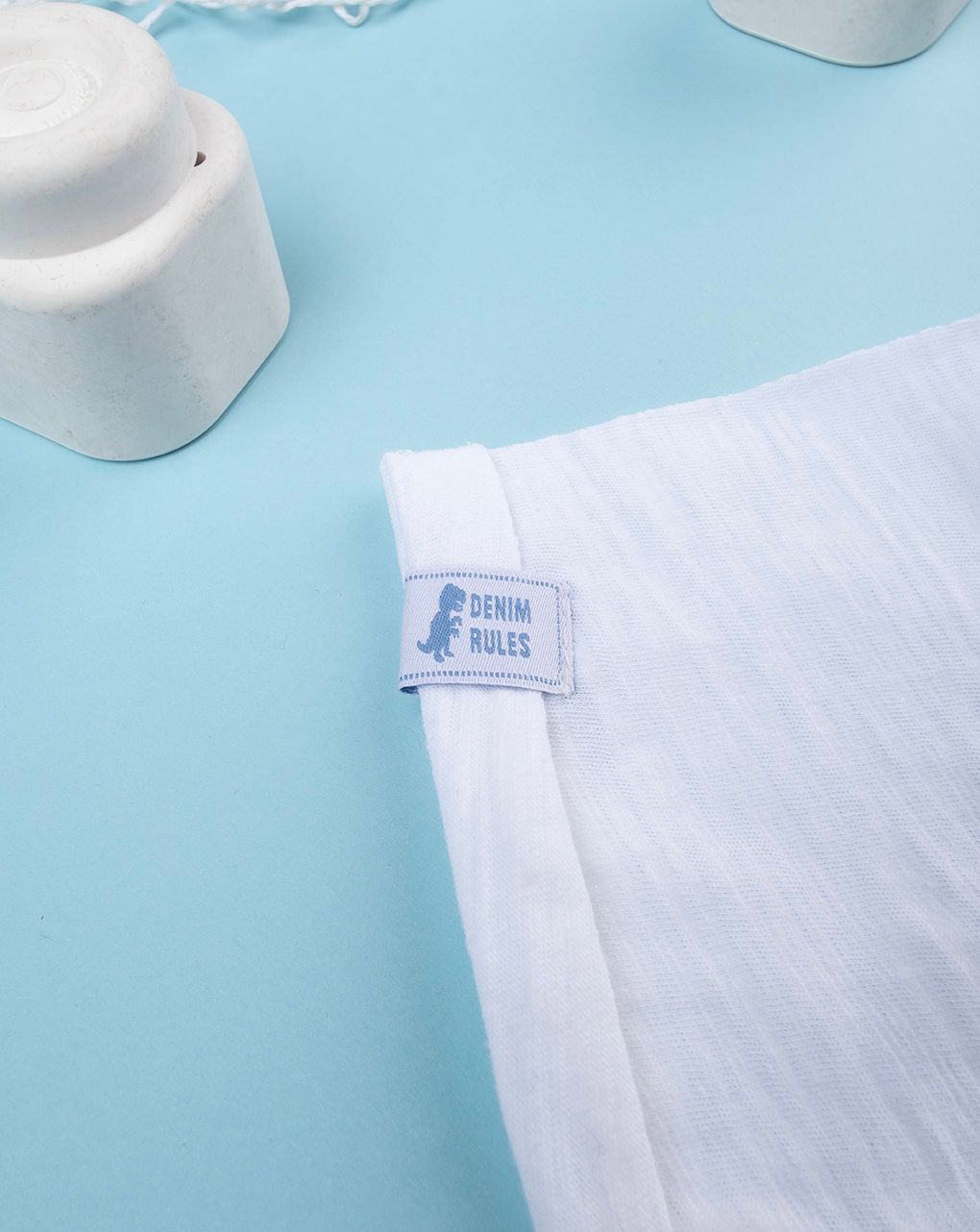 παιδικό t-shirt λευκό με τσέπη για αγόρι - Prénatal