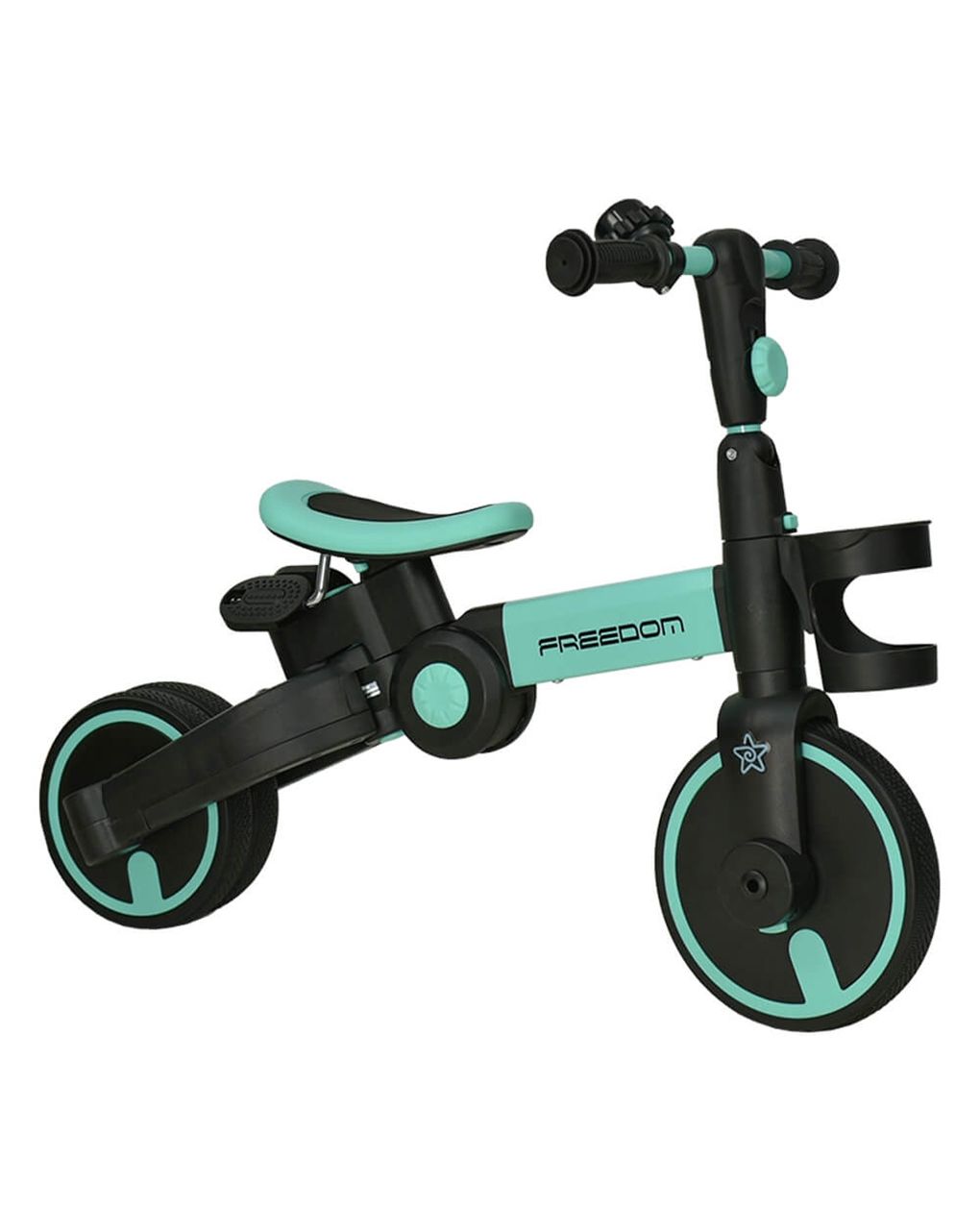 ποδηλατάκι τρίκυκλο freedom 3in1 petrol 821-184 - Bebe Stars
