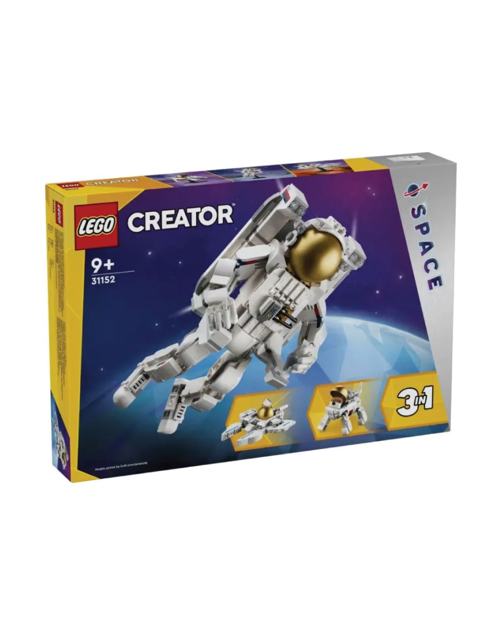 Lego creator 3 in 1 wild space astronaut 31152