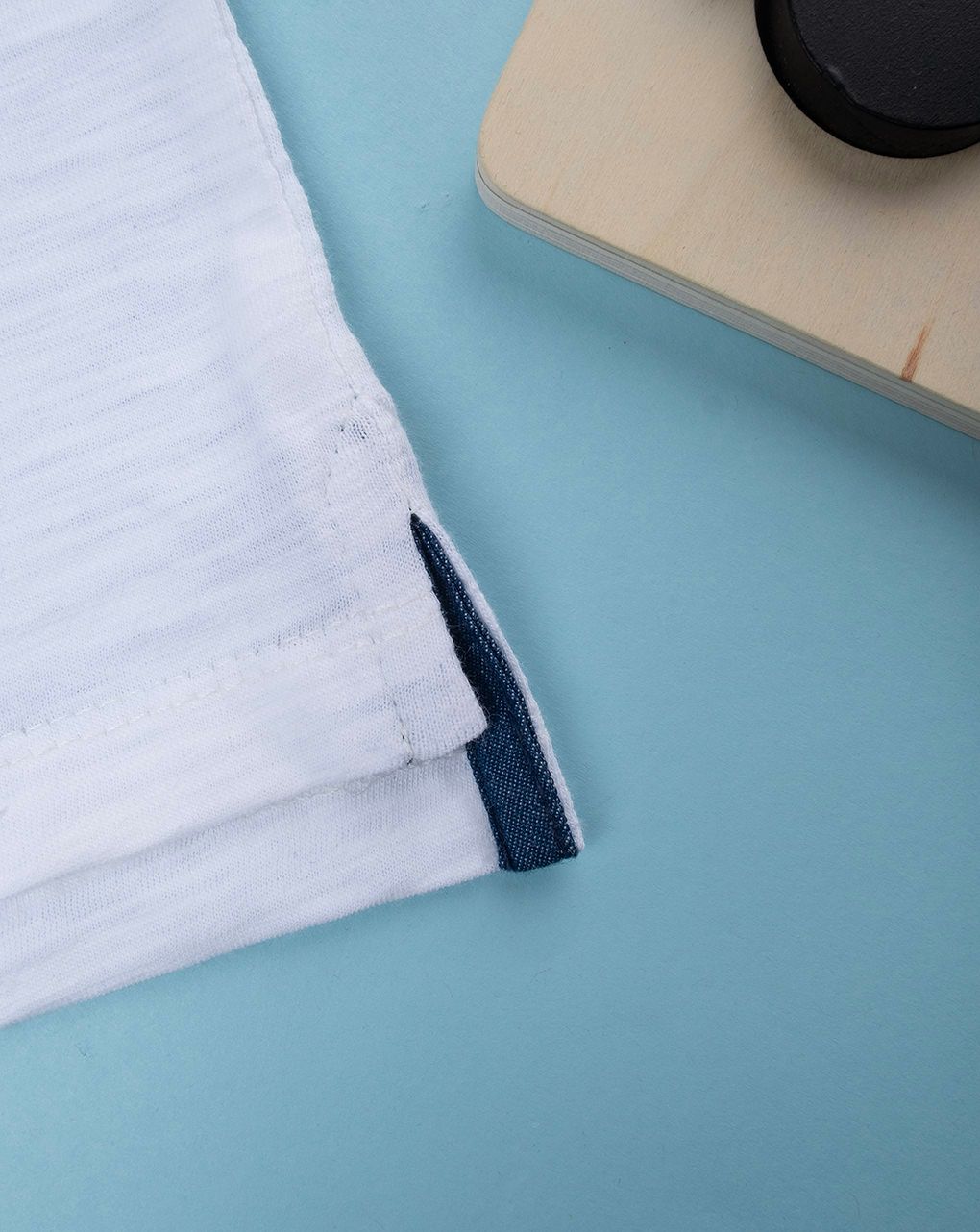 βρεφικό t-shirt λευκό με τσέπη για αγόρι - Prénatal