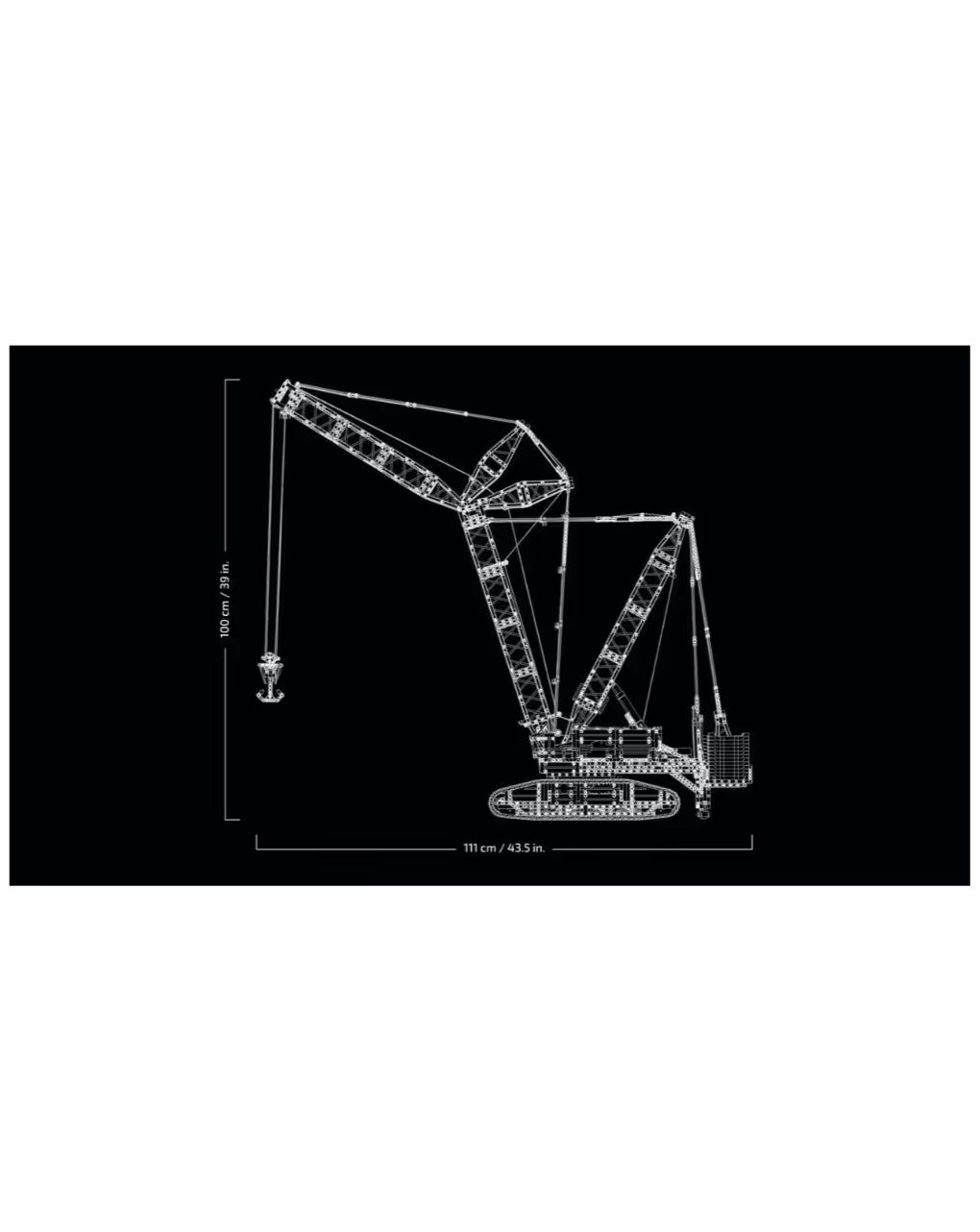 Lego technic liebherr crawler crane lr 13000 42146 - LEGO