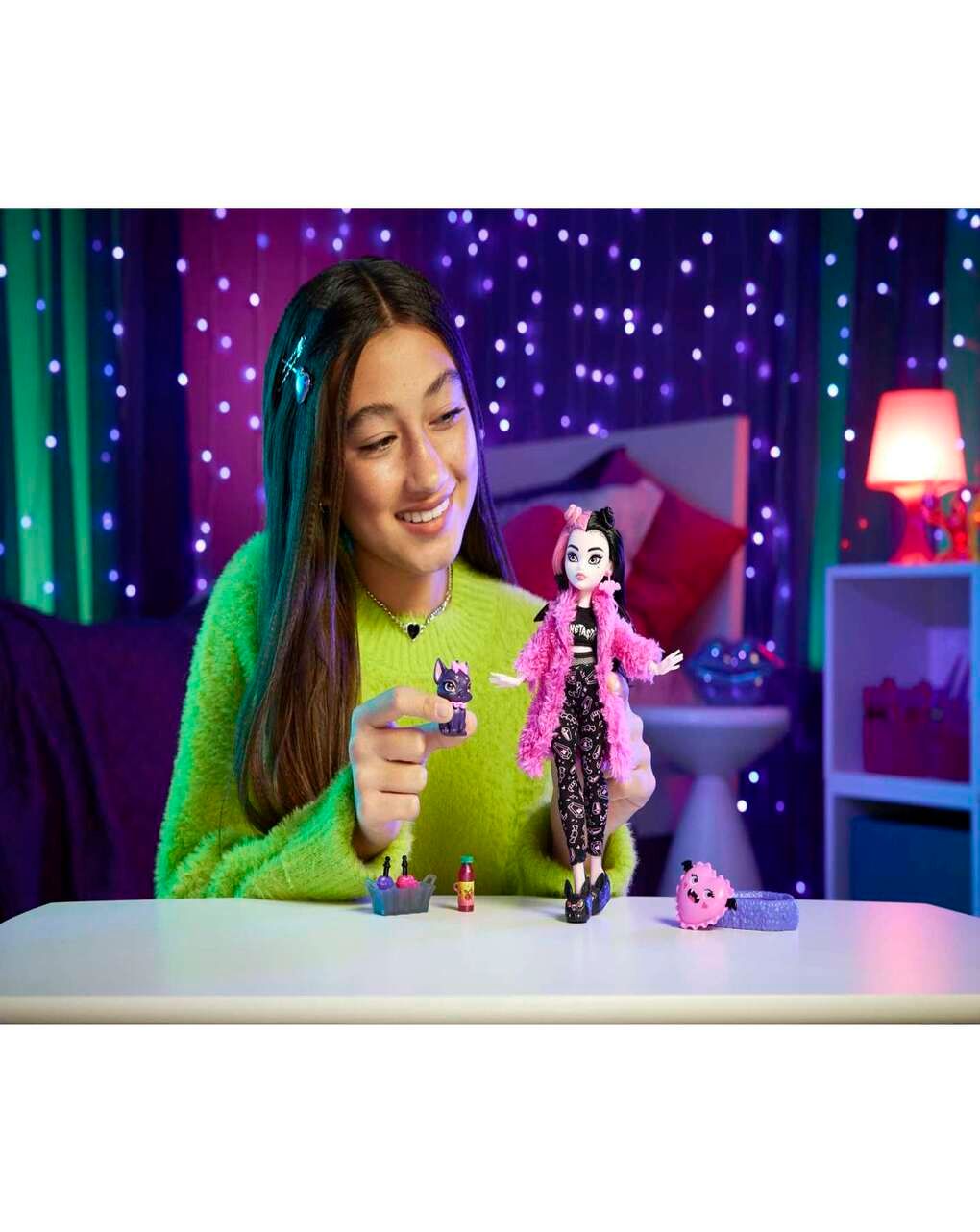 Mattel monster high κούκλα και αξεσουάρ ντρακουλόρα hky66 - Monster High