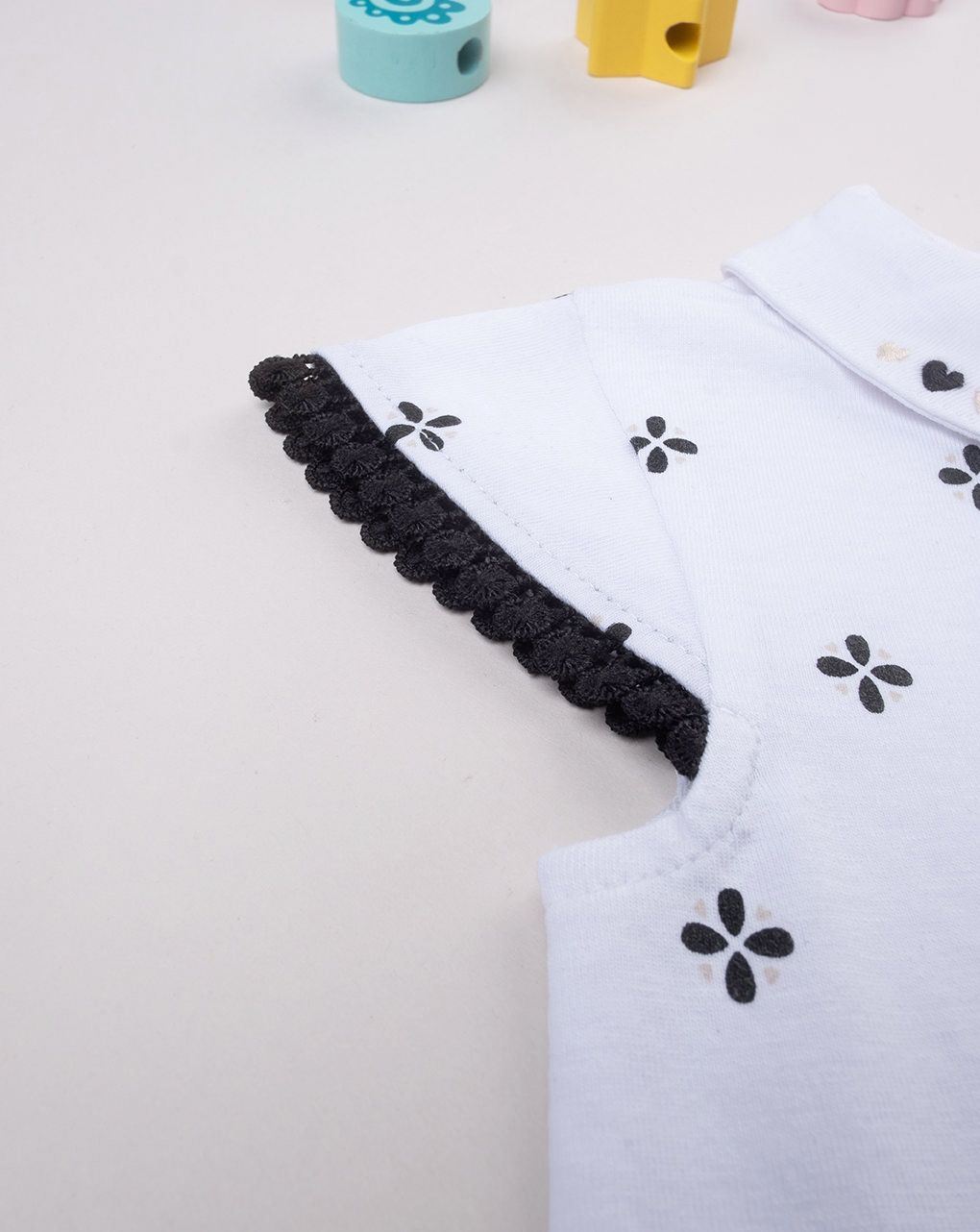 βρεφικό κορμάκι λευκό έθνικ για κορίτσι - Prénatal