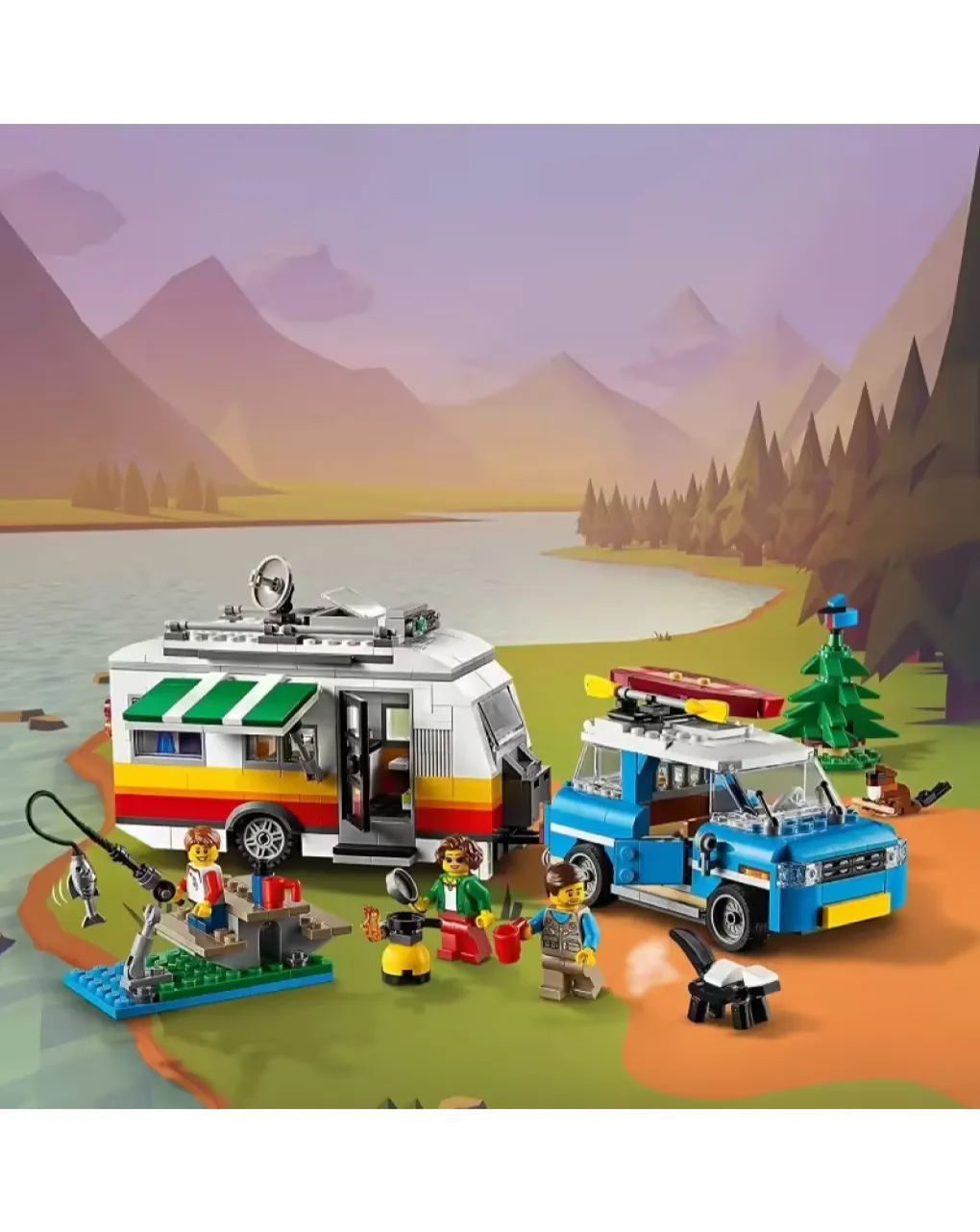 Lego creator οικογενειακές διακοπές με τροχόσπιτο 31108 - LEGO