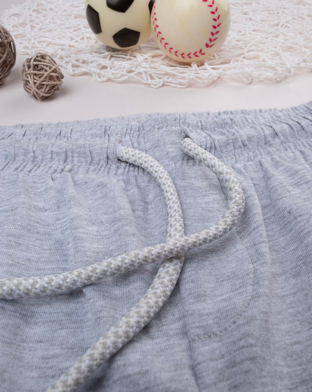 παιδικό σορτσάκι γκρι για αγόρι - Prénatal