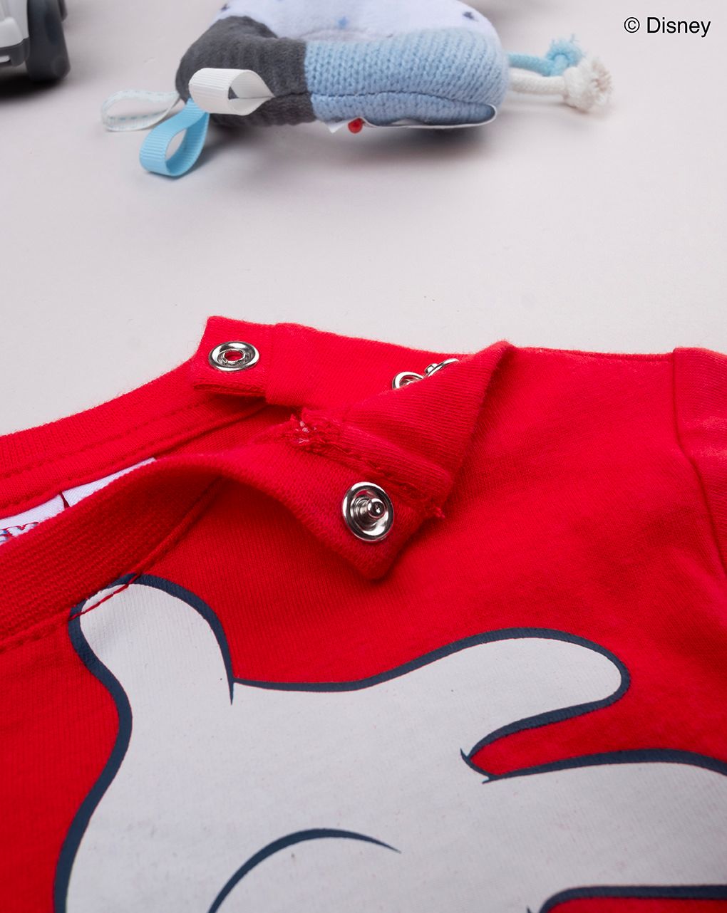 βρεφικό t-shirt κόκκινο με το mickey για αγόρι - Prénatal