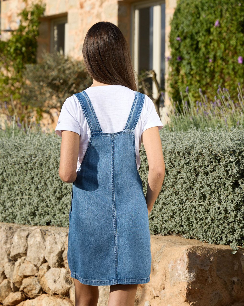 γυναικείο σετ εγκυμοσύνης/θηλασμού τζιν φόρεμα και t-shirt - Prénatal