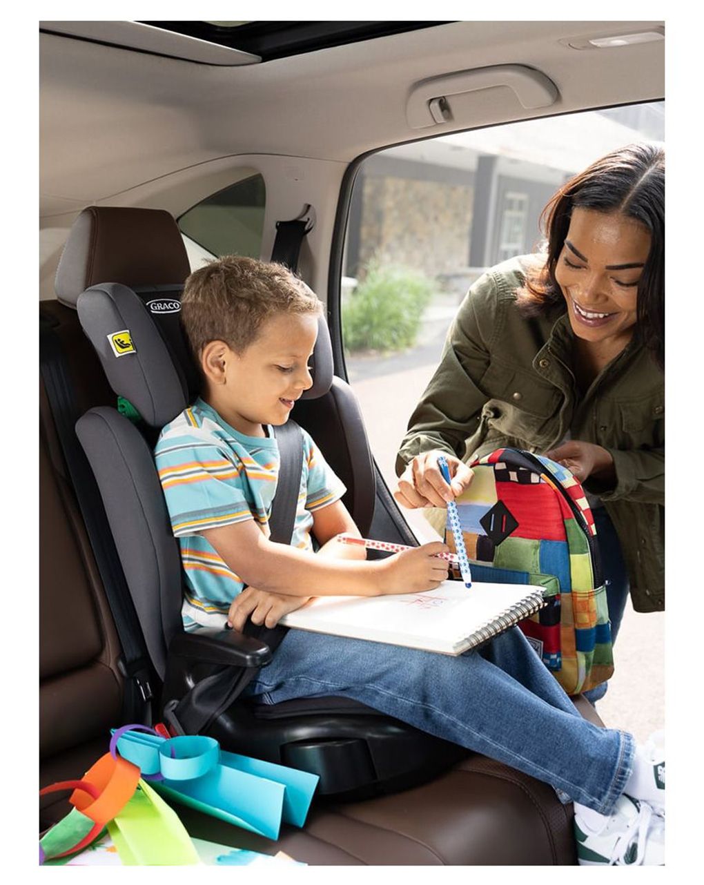 Graco κάθισμα αυτοκινήτου junior maxi i-size (100-150cm) midnight 8ct899mdneu - Graco