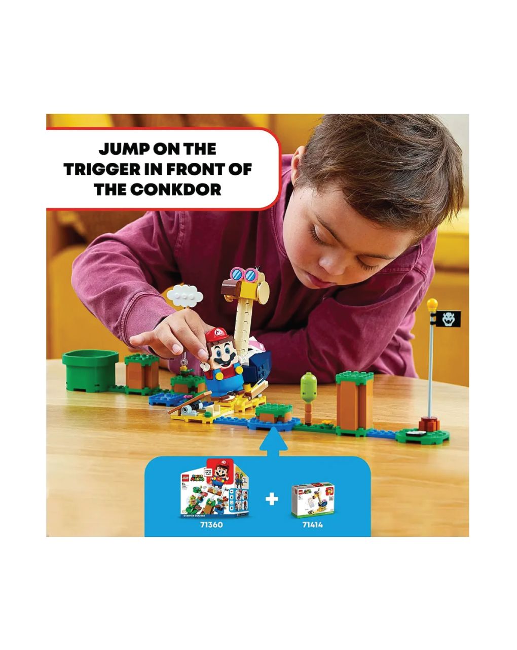 Lego super mario conkdor’s noggin bopper expansion set 71414 - Lego