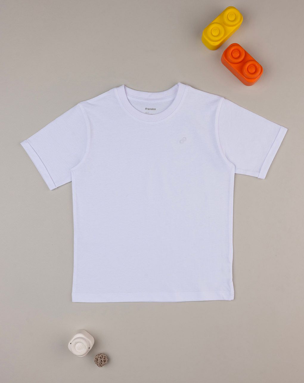 παιδικό t-shirt λευκό basic "άπειρο" για αγόρι - Prénatal