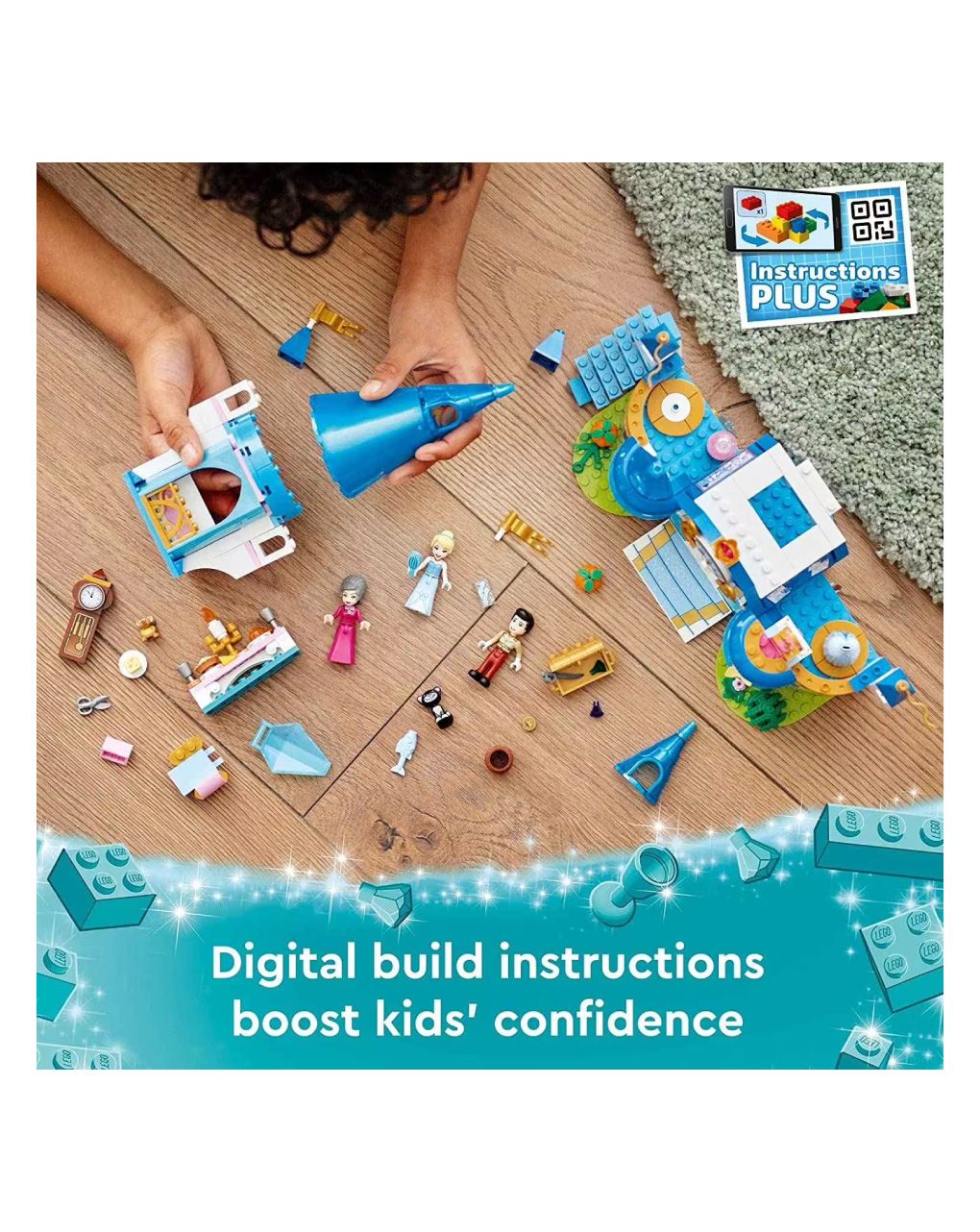 Lego disney princess cinderella & prince charming’s castle 43206 - LEGO