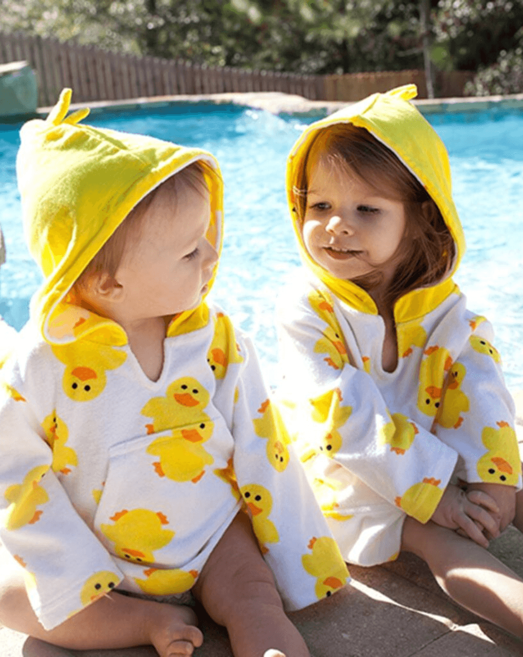 Zoocchini πόντσο θαλάσσης upf50+ puddles the duck zoo12301 0-12 μηνών - Zoocchini