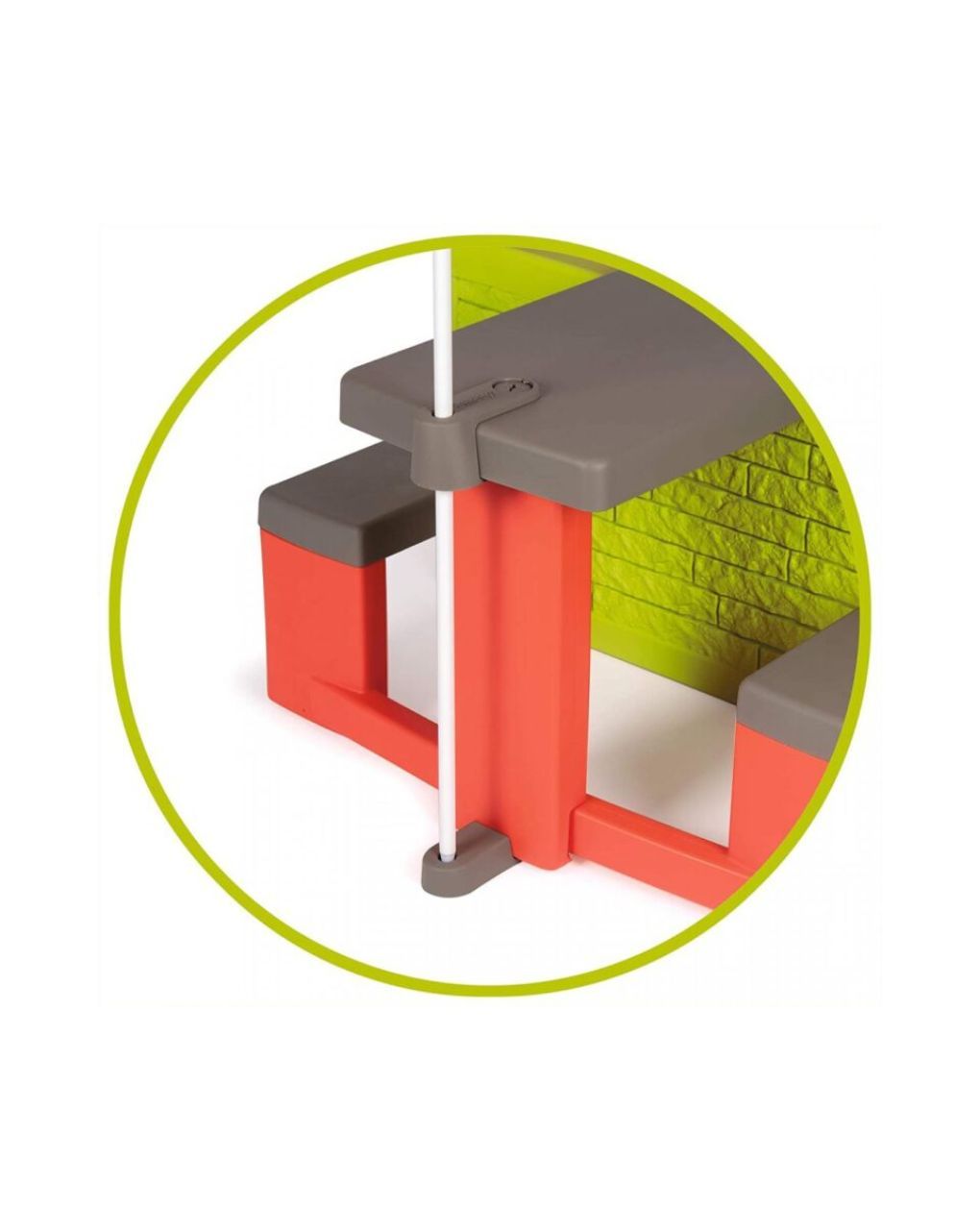 Smoby - αξεσουάρ πρόσθετο για σπιτάκια: ομπρέλα 80×90εκ. smb810911 - Smoby