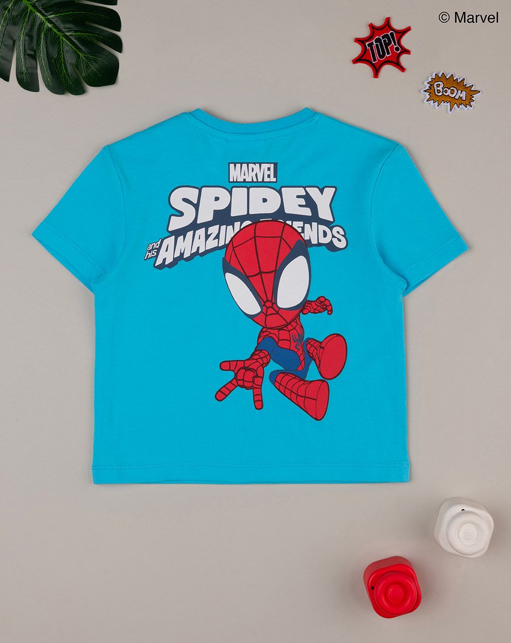 βρεφικό t-shirt γαλάζιο spidey για αγόρι - Prénatal
