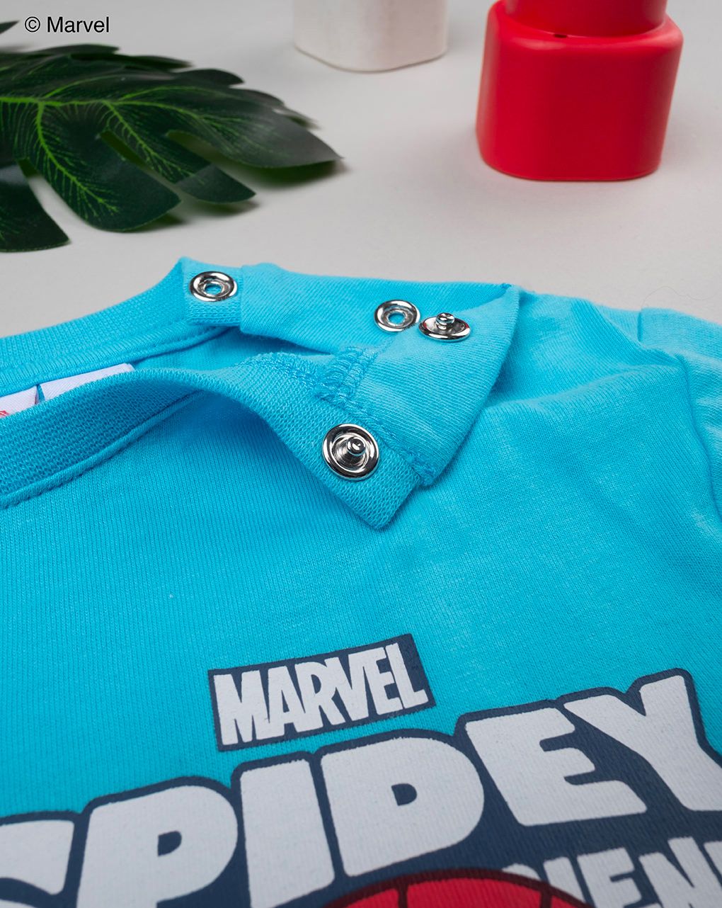 βρεφικό t-shirt γαλάζιο spidey για αγόρι - Prénatal