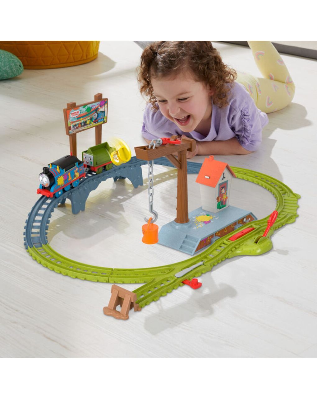 Mattel fisher price thomas & friends πίστα χρωμάτων htn34 - THOMAS & FRIENDS