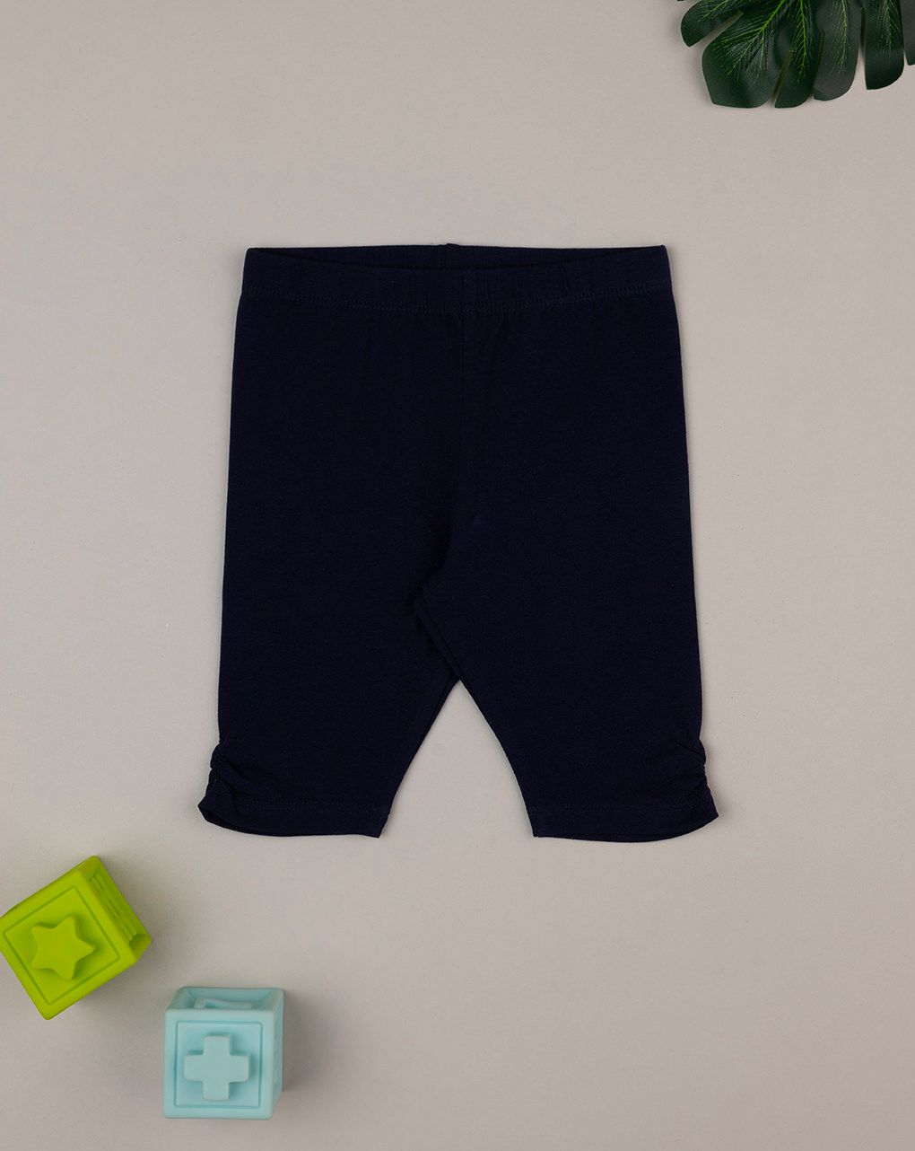 βρεφικό κολάν 3/4 μπλε σκούρο με σούρα για κορίτσι - Prénatal