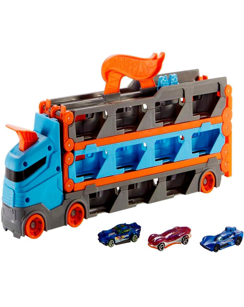 Mattel hot wheels® νταλίκα-πίστα 2 σε 1 gvg37 - Hot wheels