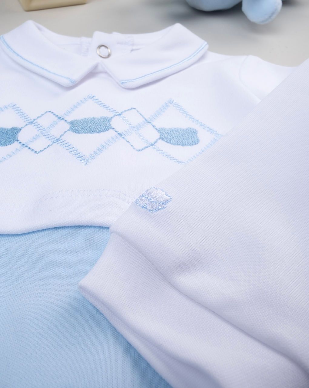 βρεφικό φορμάκι με αρκουδάκια gift για αγόρι - Prénatal