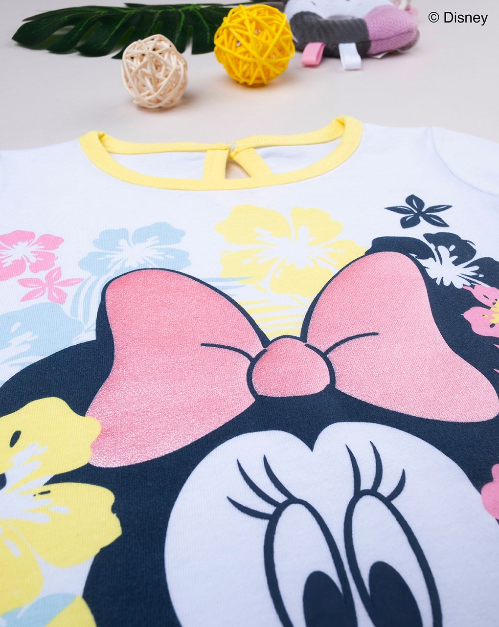 βρεφικό σετ t-shirt και σορτσάκι minnie για κορίτσι - Prénatal